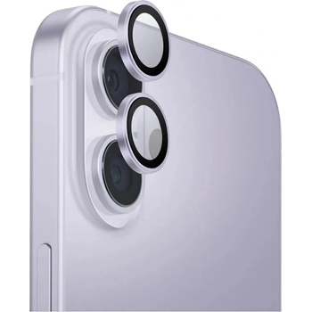 Uniq Optix алуминиев протектор за обектив за камера за iPhone 17 с апликатор - лилав (8886463696613)