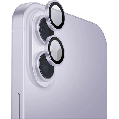 Uniq Optix алуминиев протектор за обектив за камера за iPhone 17 с апликатор - лилав (8886463696613)