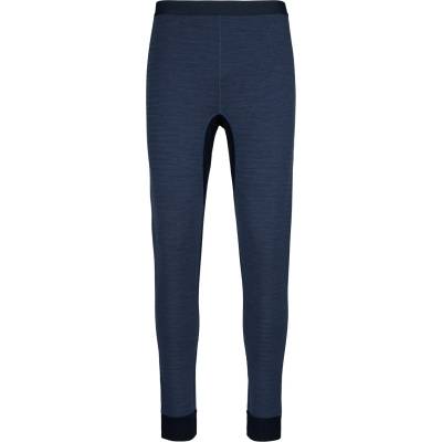 Stoic Мъжки анцунг долнище Stoic MerinoFleece260 FlenSt. Long Pants Merino underpants - Dark Navy Melange / Dark Navy - размер XL (008-1527-0214)