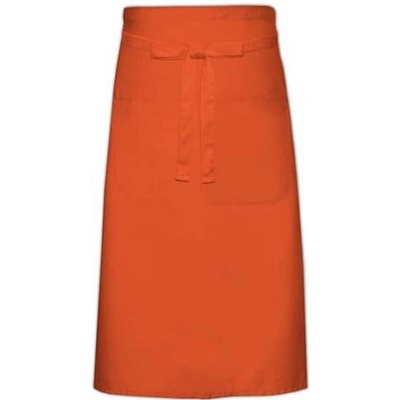 Link Kitchen Wear Kuchařská zástěra s kapsou X970T Orange 100x70cm