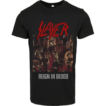 MERCHCODE Мъжка тениска в черно Merchcode SLAYER Reign In BloodUB-MC765-00007 - Черен, размер XS