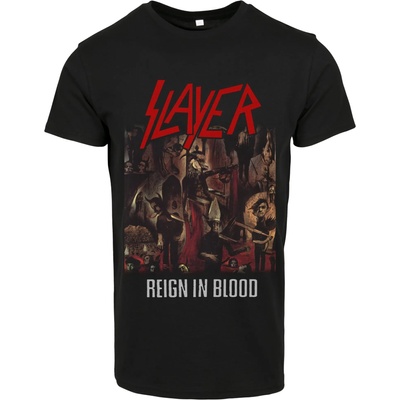 MERCHCODE Мъжка тениска в черно Merchcode SLAYER Reign In BloodUB-MC765-00007 - Черен, размер XS