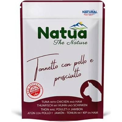 Natua Cat Adult filety z tuňáka kuřete a šunky 70 g