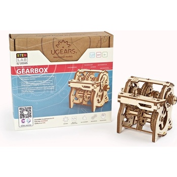 Ugears 3D puzzle Převodovka 120 ks
