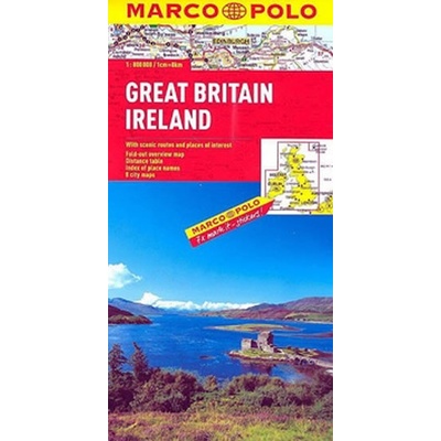 Velká Británie Irsko Great Britain 1:800 000
