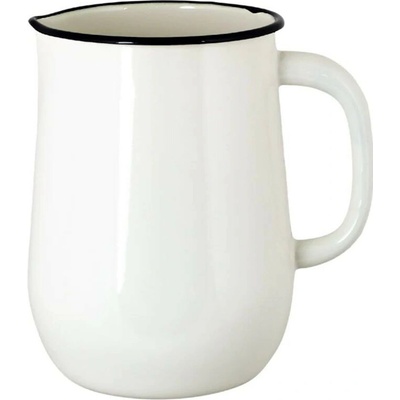 Strömshaga Biely smaltovaný džbán Emil´s Enamel Offwhite 14,5 x 20 cm 2,5 l