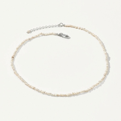 SilveAmo Choker z barokních perel K007