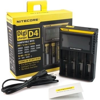 Nitecore Digicharger D4 Nabíječka univerzální s LCD