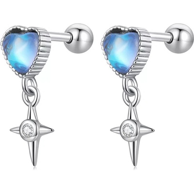 Linda's Jewelry stříbrné Srdce a Hvězda IN418