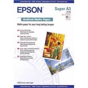 Epsonpapir Epson Archival Matte Paper, 192 g, A3+ 50 Чаршафи (C13S041340)