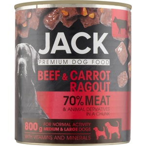 Jack Beef + carrot ragout 800 g