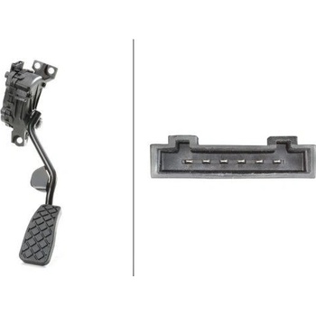 Snímač, poloha pedálu HELLA 6PV 008 026-701