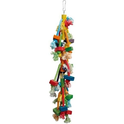 Quapas! A.K. Hračka pták barevná Fun String 13x60 cm