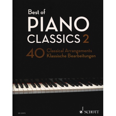 Best of Piano Classics 2 Forty Classical Arrangements (noty na klavír) – Zboží Mobilmania