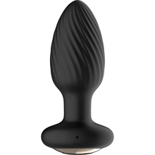 Funny Me 360 dobíjací vodotesný rádiom ovládaný análny vibrátor čierny