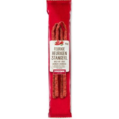 Stastnik Heurigenstangerl klobásky ohnivé 70 g