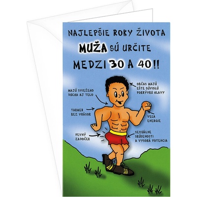 ARGUS Humorné blahoželanie k narodeninám 190-639