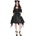 Devil fashion дамска рокля DEVIL FASHION - Black Gothic Off-the - SKT21601