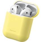 Baseus Защитен калъф Baseus Super Thin Silica Gel Case за Apple Airpods / Apple Airpods 2, жълт (WIAPPOD-BZ0Y)