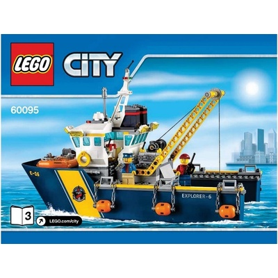 LEGO® City 60095 Plavidlo pre hlbinný morský výskum