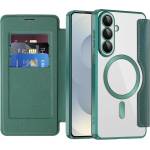 Techsuit Калъф за Samsung Galaxy S26 - SmartMag Book Case - Techsuit - Зелен (KF2360119)