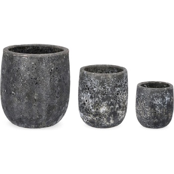 Bizzotto ДЕКОРАТИВНА САКСИЯ 3БР. duyen АНТРАЦИТ (0790724)