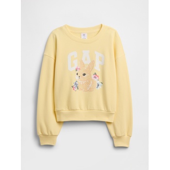 GAP Бебешки суитшърт с голям размер и лого GAP GAP | Zhalt | Момичешки | S