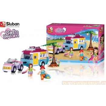 Sluban B0606 Auto s karavanem