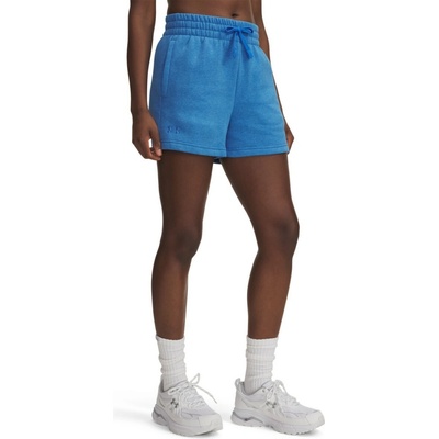 Under Armour RIVAL FLEECE SHORTS W modré 1382723-402