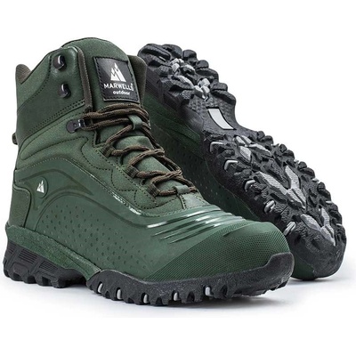 Marwells Мъжки туристически боти - Тъмнозелени 20210835583 (362203_Тъмно зелен)