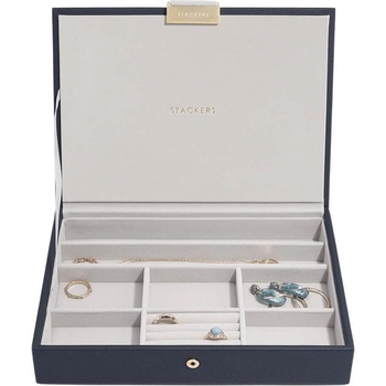 Stackers Ковчеже за бижута Stackers с капаче cлassic морскосиньо (75990)