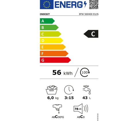 INDESIT BTWS60400EU/N