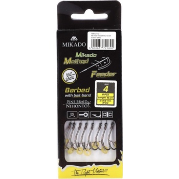 Mikado Náväzec Method Feeder RIG 10 cm PUSH STOP 0,16 mm veľ.6 8 ks