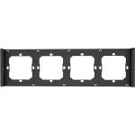 SONOFF Рамка за ключ Sonoff M5-4C-80-F, четворна, графитено черна (M5-4C-80-F)