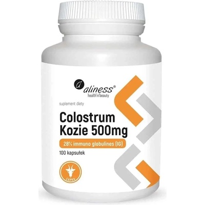 Aliness kozie kolostrum 28% gi 500 mg 100 kapsúl