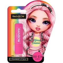 BI-ES Kids Rainbow High balzám na rty s jahodovou příchutí 4 g