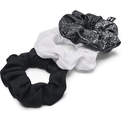 Gumičky do vlasov Under Armour, SCRUNCHIE Biela,Čierna,tmavo sivá OSFM