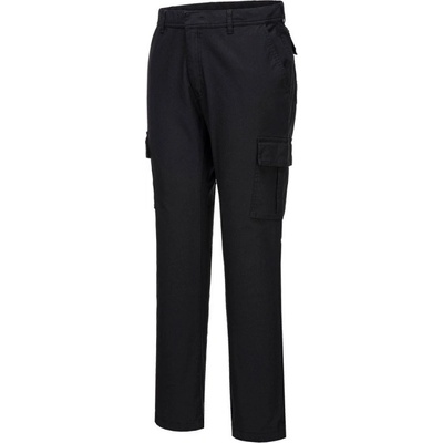 PortWest kalhoty Stretch Slim Combat S231 do pasu černá