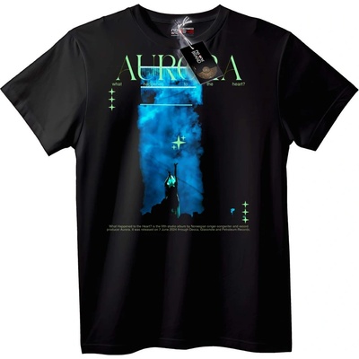 NOONEBRAND Тениска Аврора Какво се Случи със Сърцето - 6XL, Black