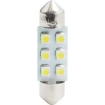 m-tech LED C5W 36mm 6xSMD3528 крушка (L028B)