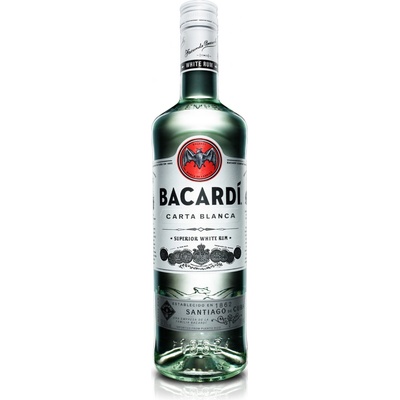 Bacardi Carta Blanca 37,5% 0,7 l (čistá fľaša)