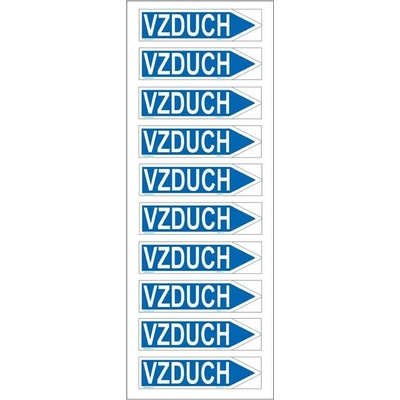 DUKO VZDUCH šipka vpravo Formát: arch 10 ks - 26 x 100 mm