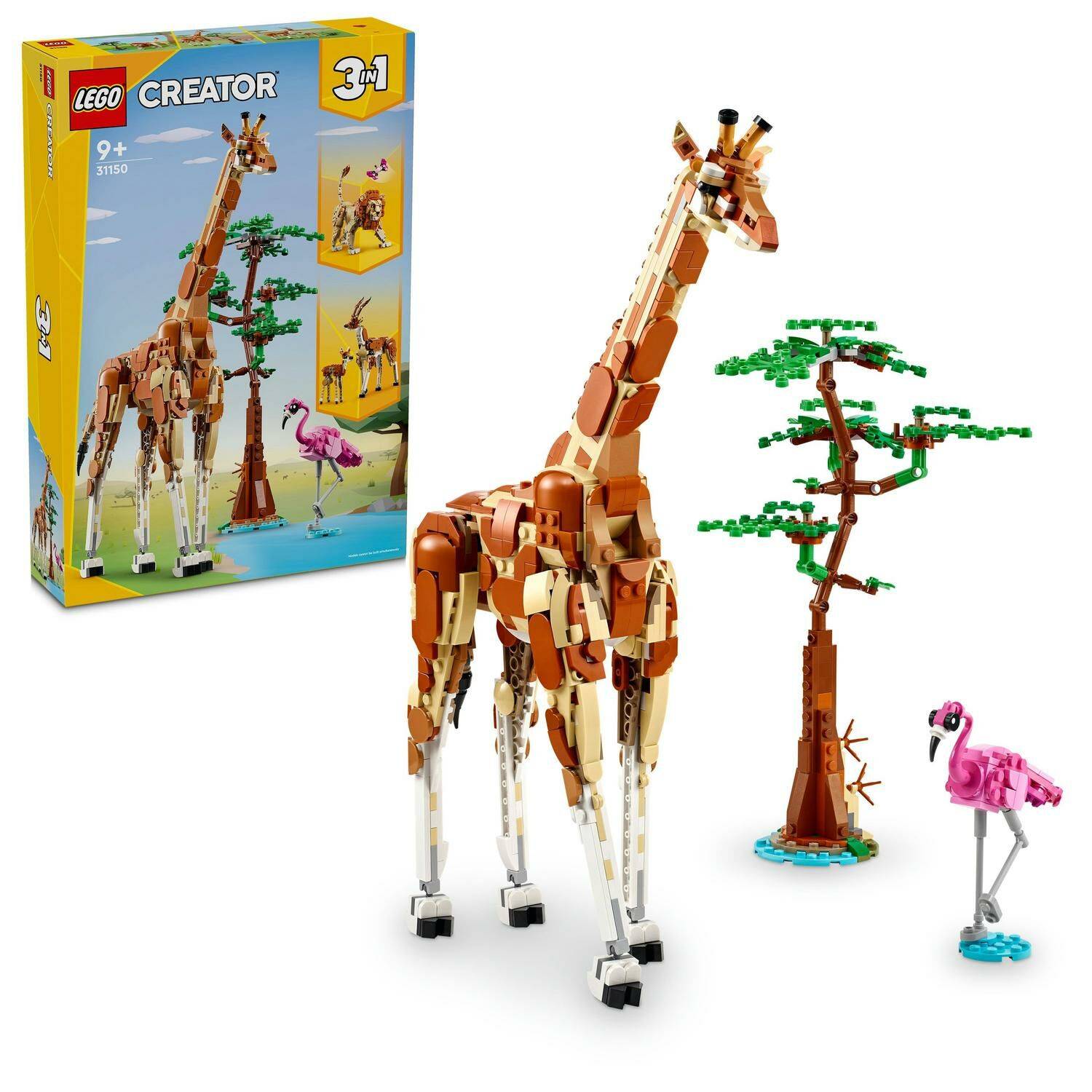 ミニチュア 38cm 三味 LEGO® Creator 3-in-1 - Wild Safari Animals (31150) от 48,99 € (95