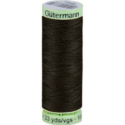 Stoklasa Polyesterové nitě Gütermann Jeans návin 30 m Balení: 1 ks, Varianta: 697 hnědočerná 697 hnědočerná