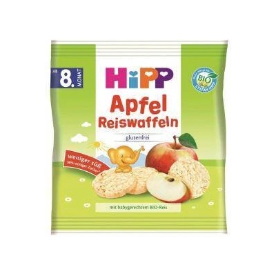 HiPP Био оризови гризини Hipp, С ябълка, 30 гр, 4062300376199