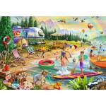 Bluebird Puzzle - Puzzle Lakeside Summer Camp - 1 000 piese