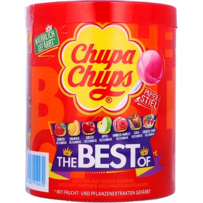 Chupa Chups The Best of Lízátka ovocná 600 g