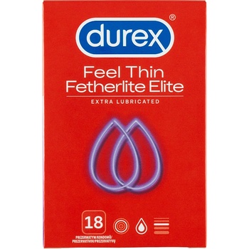 Durex Feel Thin Extra Lubricated 18 ks