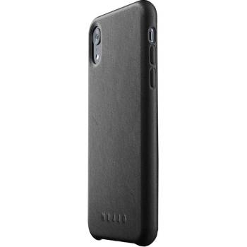 Mujjo Leather Case - кожен (естествена кожа) кейс за iPhone XR (черен)