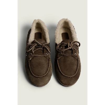 Posa лоуфъри дамски от велур Boat Loafer (PW29.201)